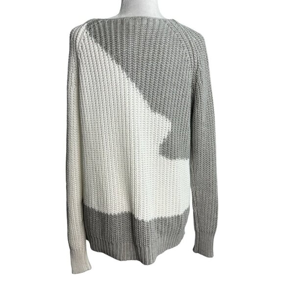House of Harlow 1960 Adrienne Pullover Sweater in Gray and White Women's Size XS - Picture 10 of 12